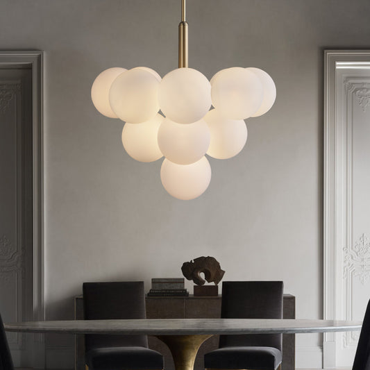 Rosan White Round Chandelier 5 Lights/ 13 Lights