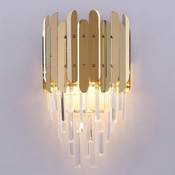 Bourbons Coco Clear Crystal Wall Sconce