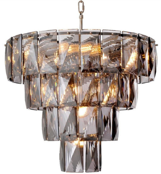 Casi Padrinal luxury Chandelier gray / silver