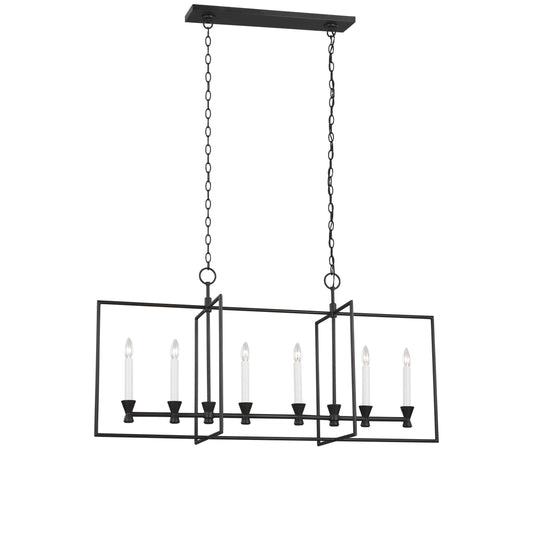 Keystone Linear Chandelier 32" For Dining Room