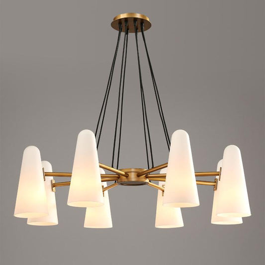 Karen White Chandelier 8 Lights