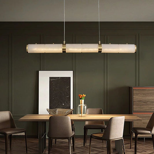 Labster Pillar Linear Kitchen Chandelier