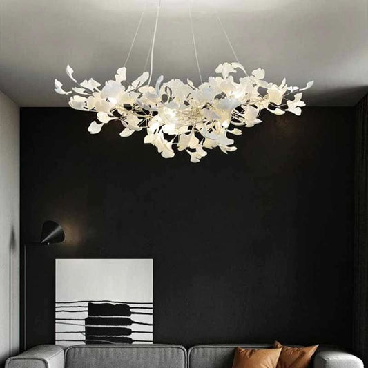 Ceramic Ginkgo Ceramic Chandelier