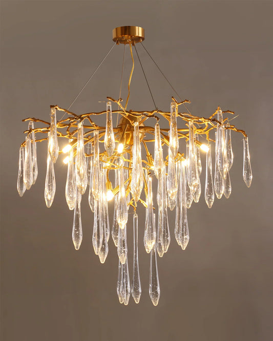 Brandon Teardrop Kyle Round Chandelier