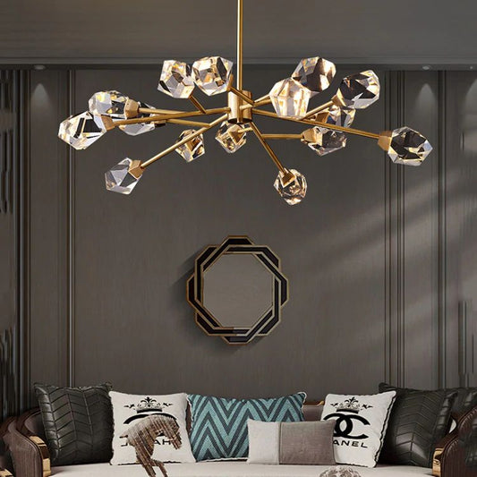 Nicole K9 Crystal Modern Chandelier