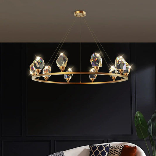 Nicole Crystal Crown  De Chandelier